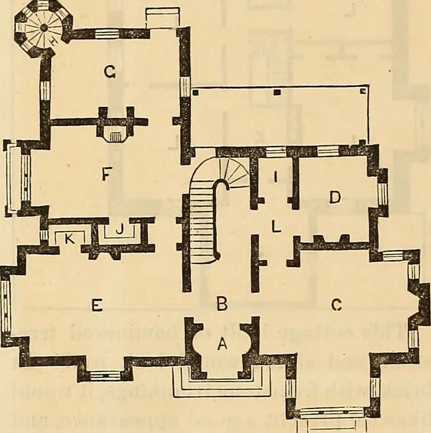 An illustration from The Architectural review and American builders' journal, 1869, leaf 923