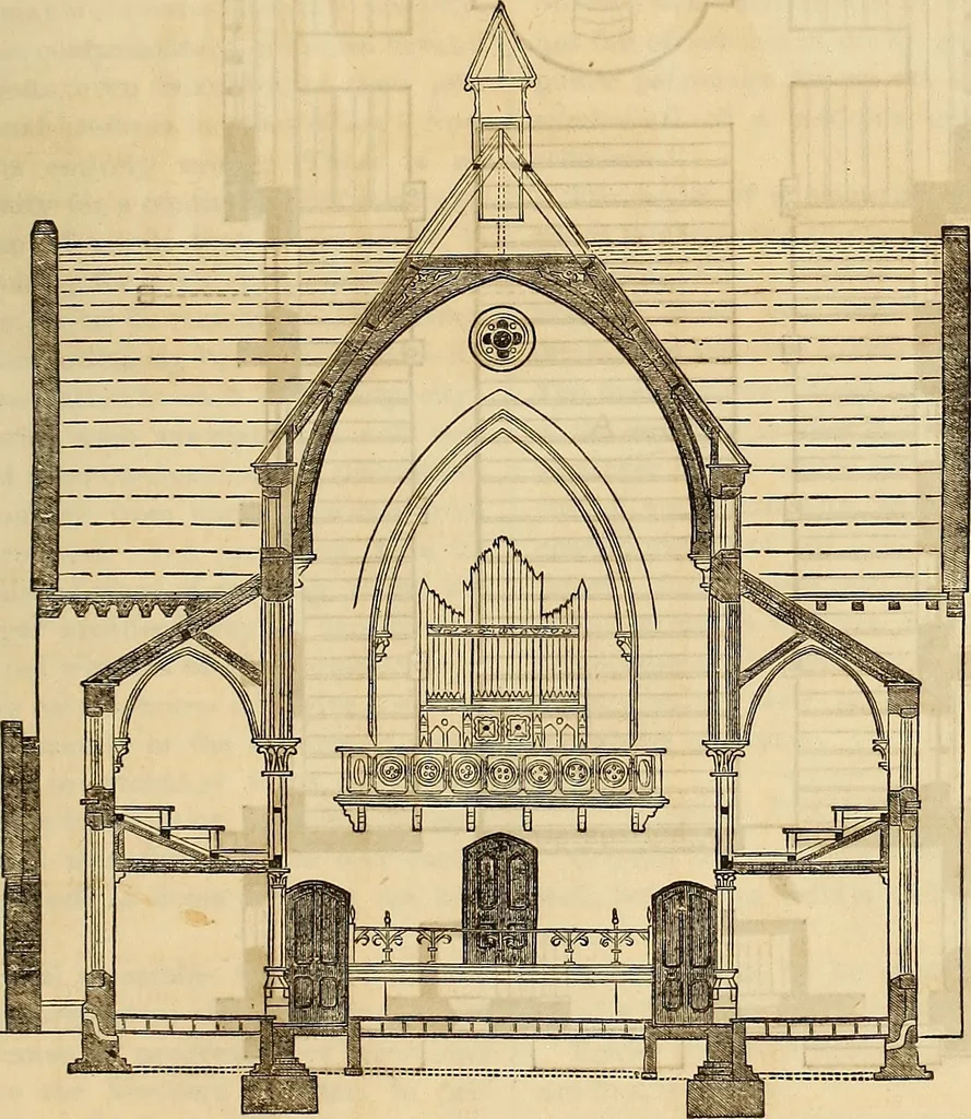 An illustration from The Architectural review and American builders' journal, 1869, leaf 928