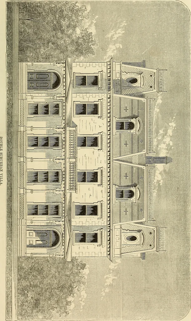 An illustration from The Architectural review and American builders' journal, 1869, leaf 158