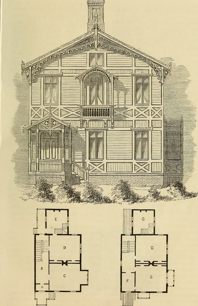 An illustration from The Architectural review and American builders' journal, 1869, leaf 162