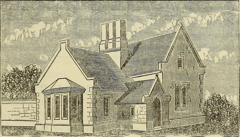 An illustration from The Architectural review and American builders' journal, 1869, leaf 164