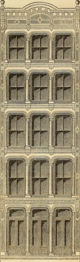 An illustration from The Architectural review and American builders' journal, 1869, leaf 23