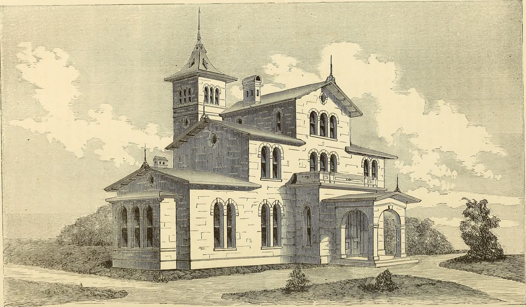 An illustration from The Architectural review and American builders' journal, 1869, leaf 233