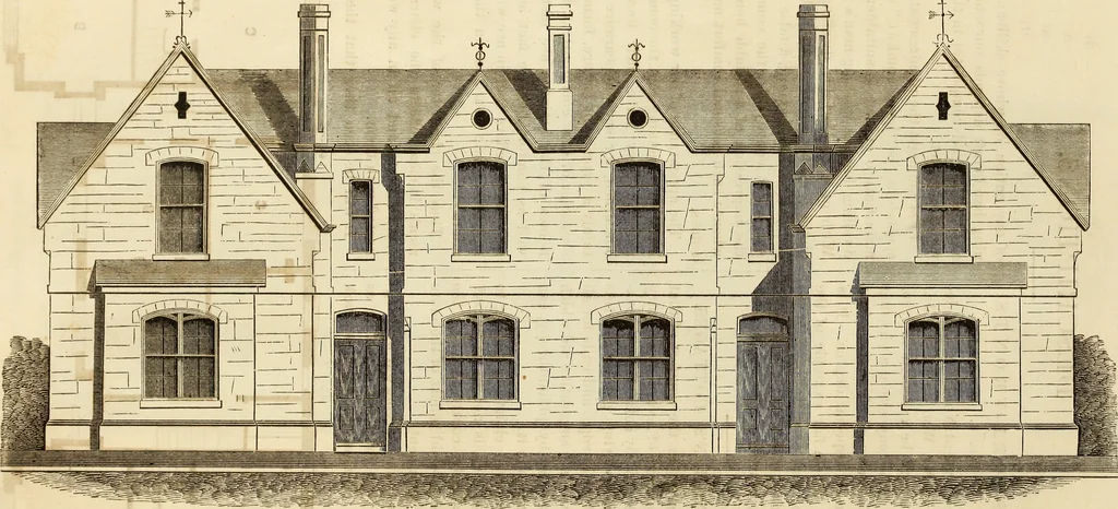 An illustration from The Architectural review and American builders' journal, 1869, leaf 25