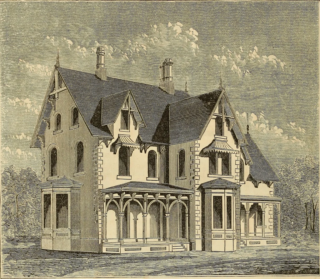 An illustration from The Architectural review and American builders' journal, 1869, leaf 27
