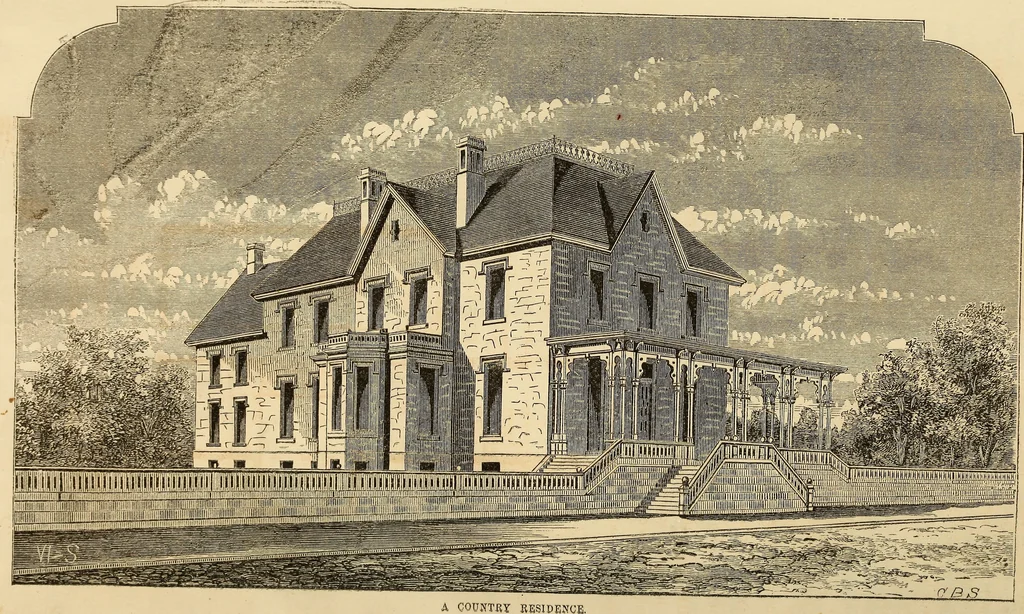 An illustration from The Architectural review and American builders' journal, 1869, leaf 35