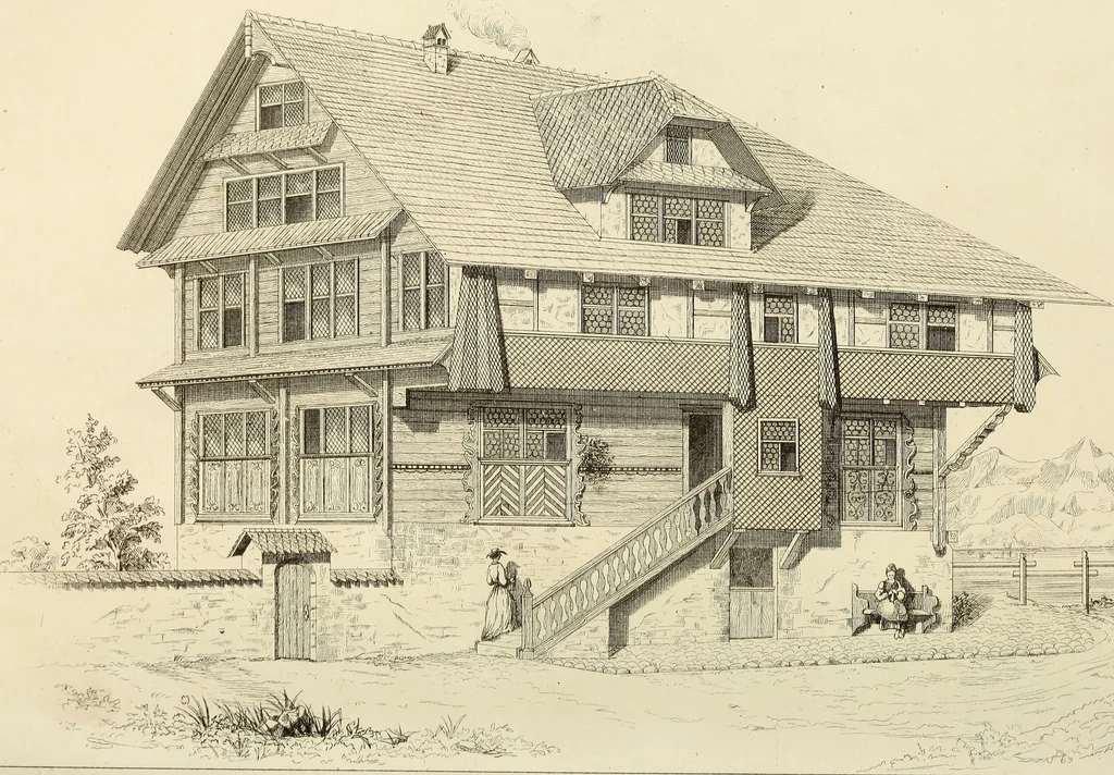 An illustration from The Architectural review and American builders' journal, 1869, leaf 439