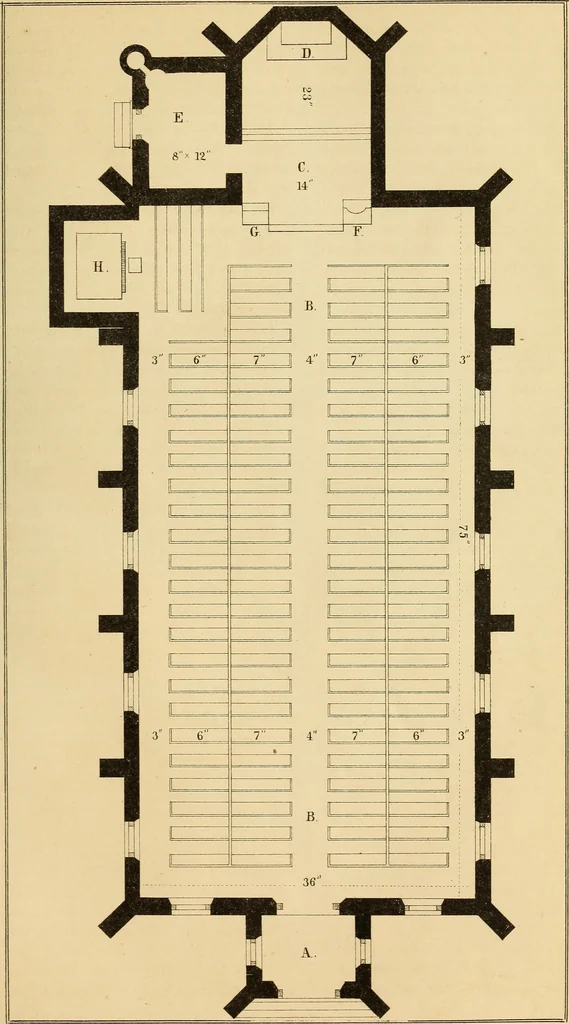 An illustration from The Architectural review and American builders' journal, 1869, leaf 458