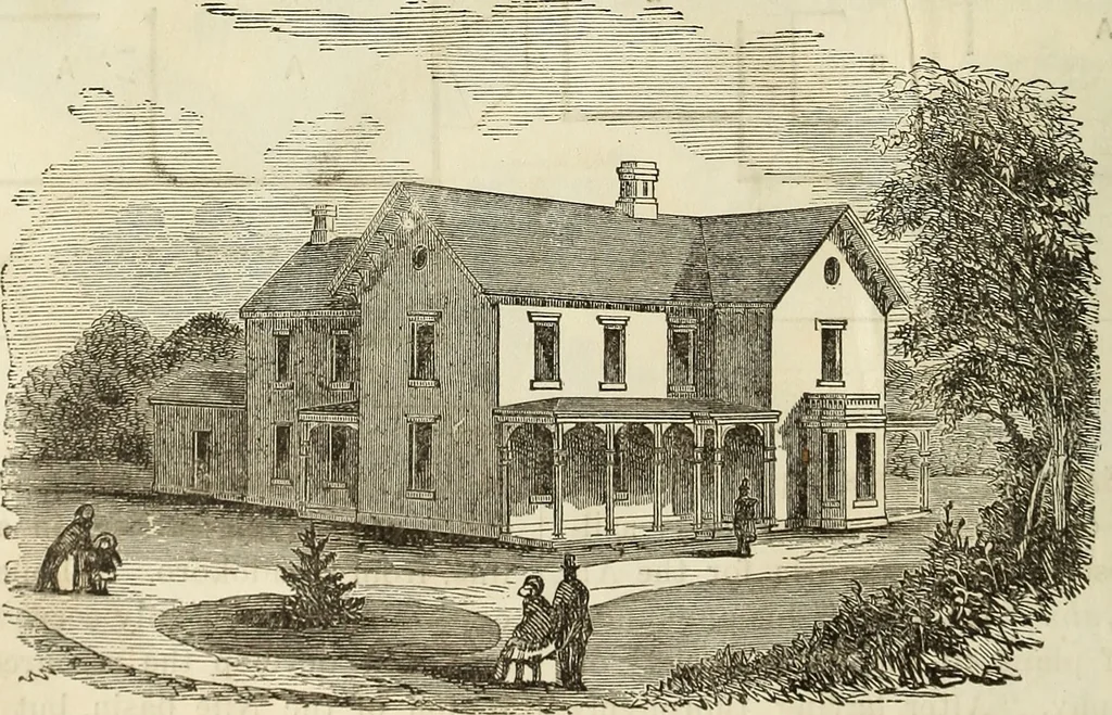 An illustration from The Architectural review and American builders' journal, 1869, leaf 463