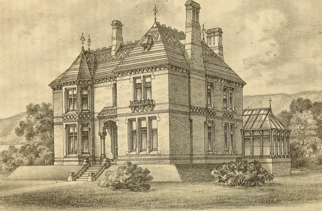 An illustration from The Architectural review and American builders' journal, 1869, leaf 519