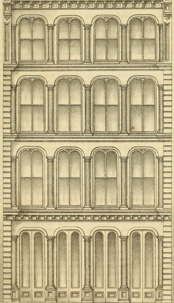 An illustration from The Architectural review and American builders' journal, 1869, leaf 532