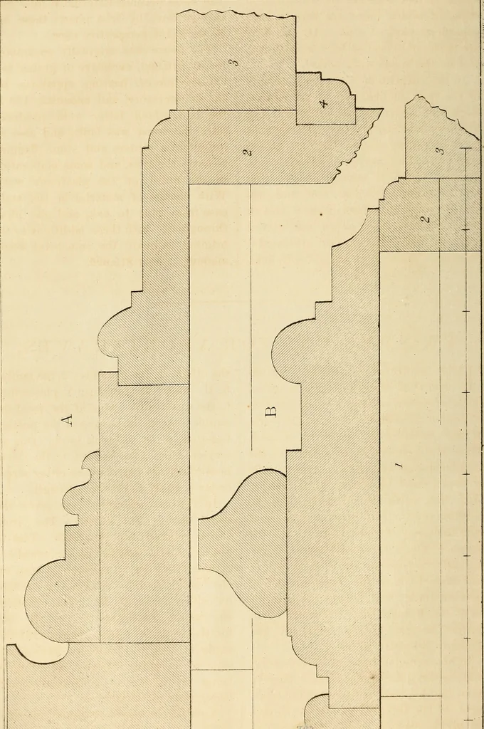 An illustration from The Architectural review and American builders' journal, 1869, leaf 543