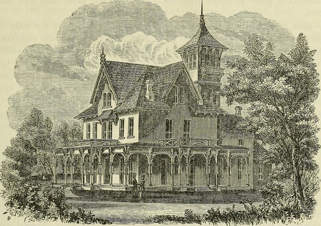 An illustration from The Architectural review and American builders' journal, 1869, leaf 546