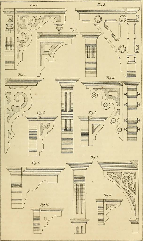 An illustration from The Architectural review and American builders' journal, 1869, leaf 550