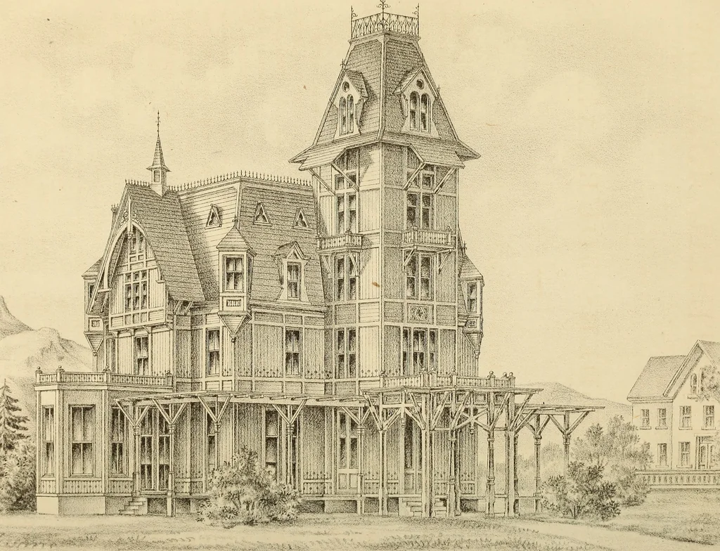 An illustration from The Architectural review and American builders' journal, 1869, leaf 601