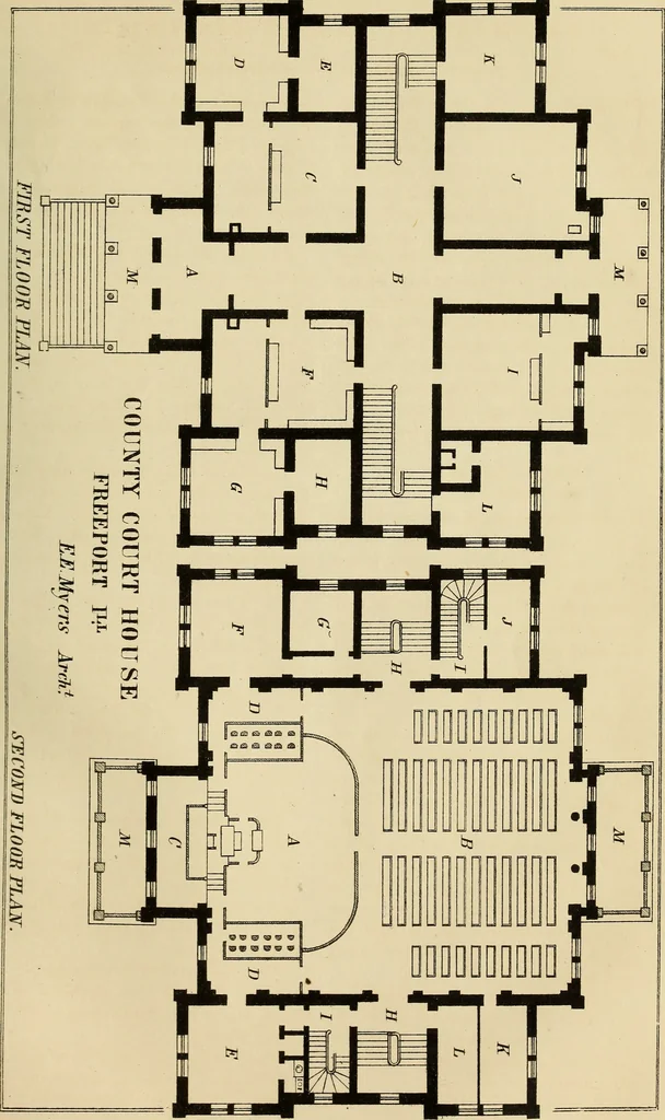 An illustration from The Architectural review and American builders' journal, 1869, leaf 610