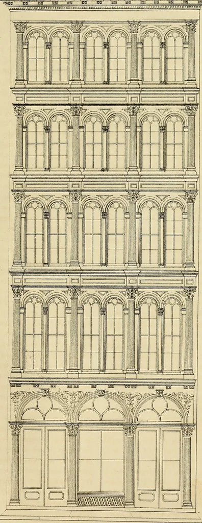 An illustration from The Architectural review and American builders' journal, 1869, leaf 626
