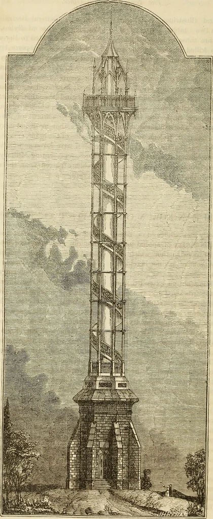 An illustration from The Architectural review and American builders' journal, 1869, leaf 657