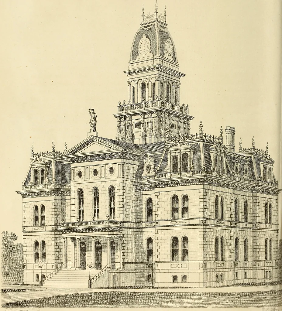 An illustration from The Architectural review and American builders' journal, 1869, leaf 679