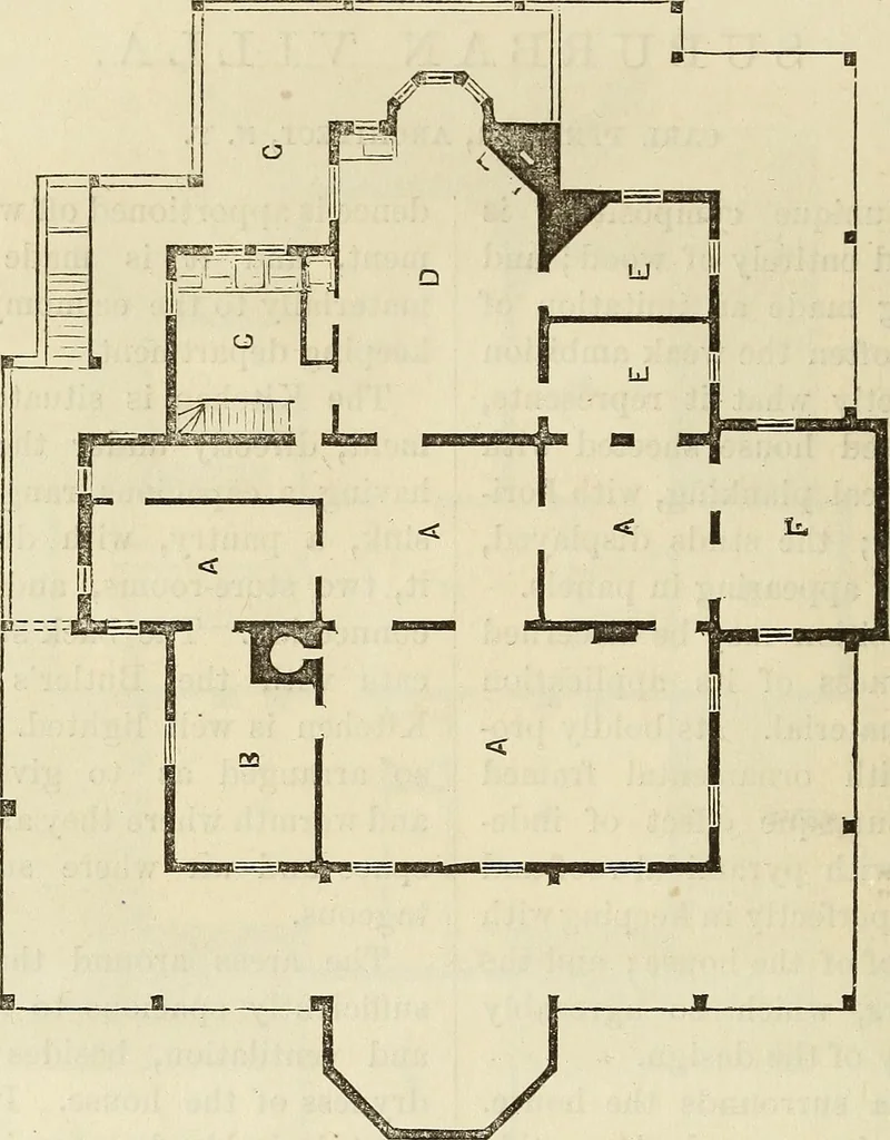 An illustration from The Architectural review and American builders' journal, 1869, leaf 697