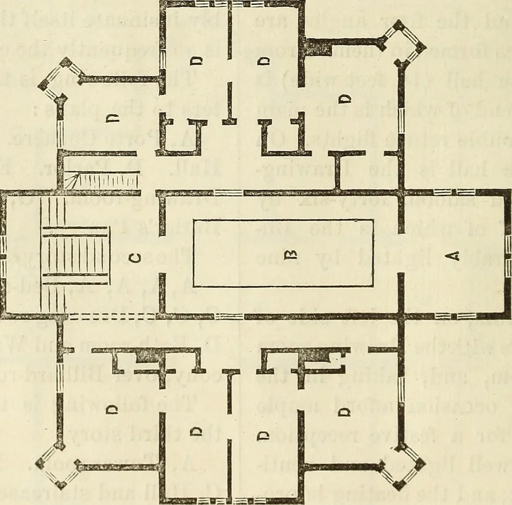 An illustration from The Architectural review and American builders' journal, 1869, leaf 697