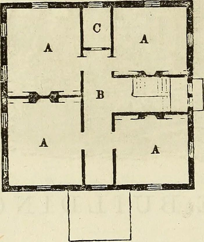 An illustration from The Architectural review and American builders' journal, 1869, leaf 699