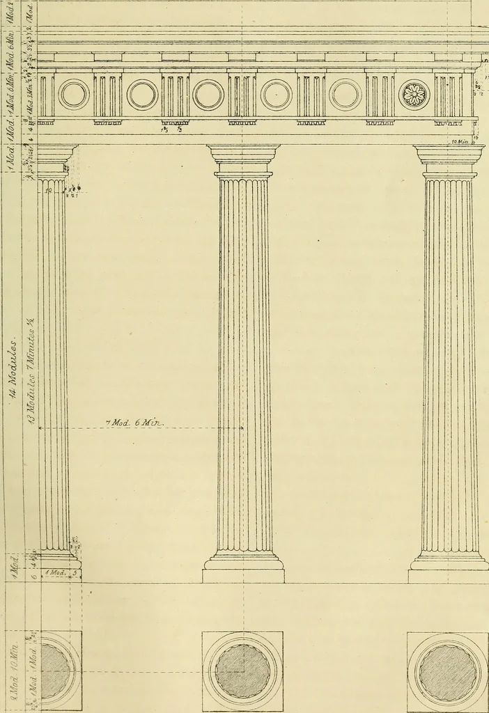 An illustration from The Architectural review and American builders' journal, 1869, leaf 714
