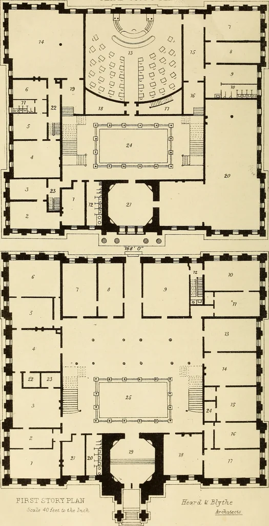 An illustration from The Architectural review and American builders' journal, 1869, leaf 843
