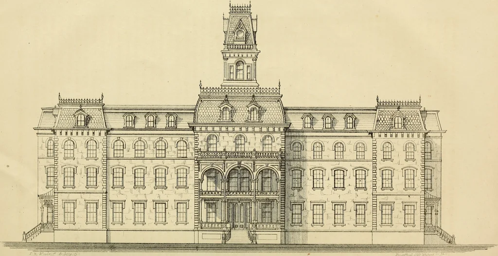An illustration from The Architectural review and American builders' journal, 1869, leaf 850