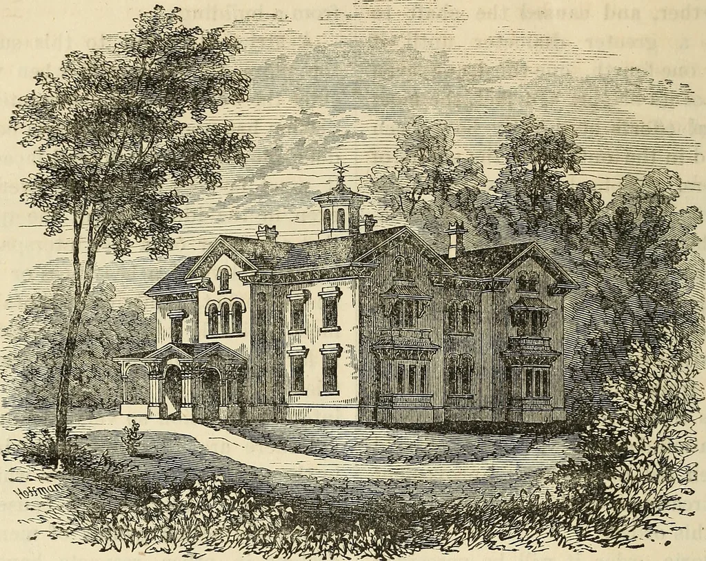 An illustration from The Architectural review and American builders' journal, 1869, leaf 861