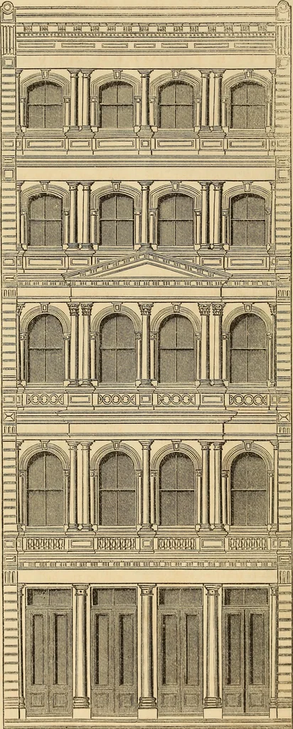An illustration from The Architectural review and American builders' journal, 1869, leaf 91