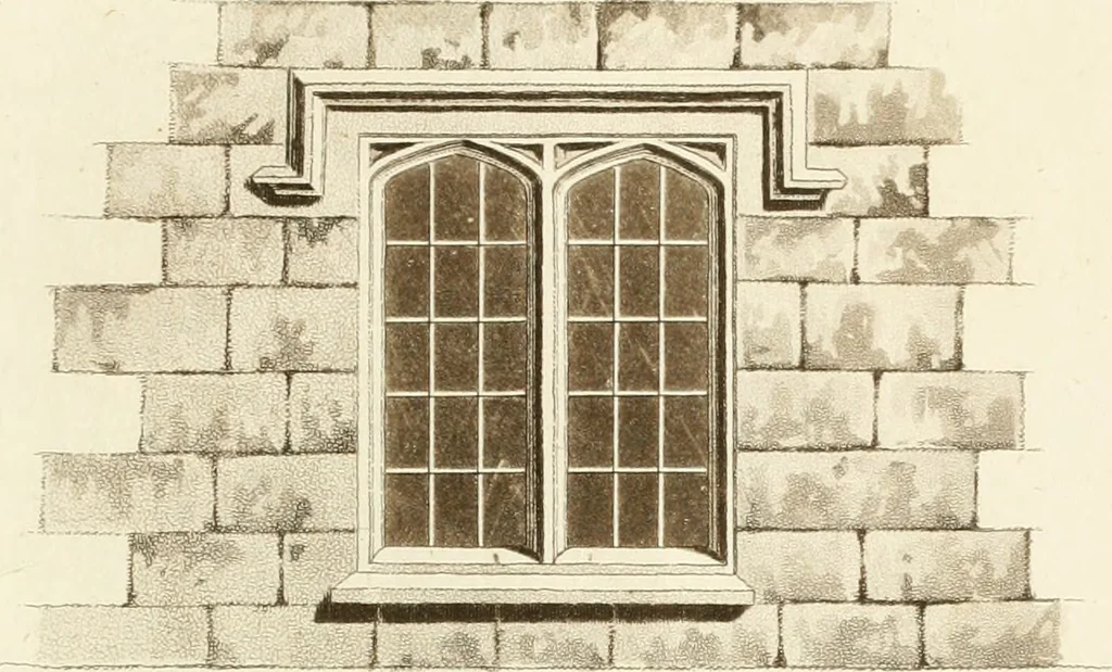 An illustration from Architectural sketches for cottages, rural dwellings, and villas, in the Grecian, Gothic, and fancy styles : with plans suitable to persons of genteel life and moderate fortune : preceded by some observations on scenery and character proper for picturesque buildings, 1805, leaf 110