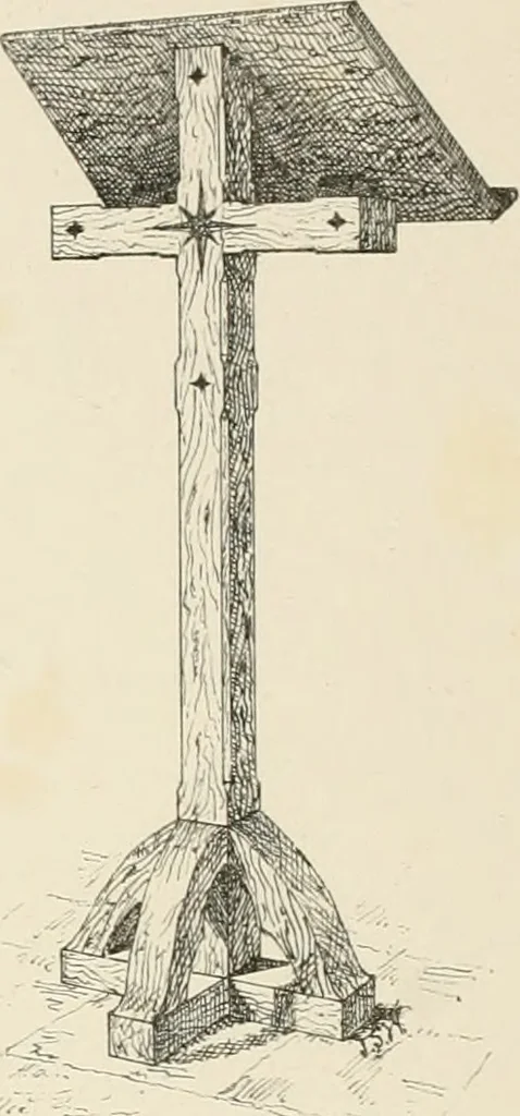 An illustration from Architectural sketches, ecclesiastical, secular, and domestic, in Worcestershire and its borders, with historical and descriptive notes, 1862, leaf 53