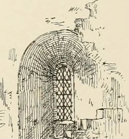 An illustration from Architectural sketches, ecclesiastical, secular, and domestic, in Worcestershire and its borders, with historical and descriptive notes, 1862, leaf 53