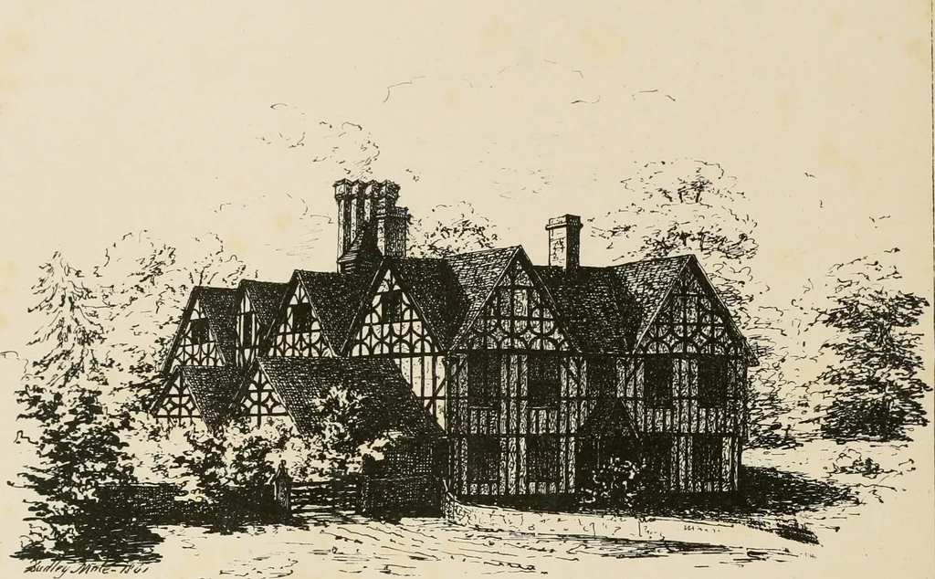 An illustration from Architectural sketches, ecclesiastical, secular, and domestic, in Worcestershire and its borders, with historical and descriptive notes, 1862, leaf 59