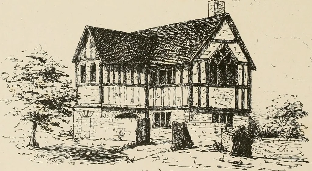 An illustration from Architectural sketches, ecclesiastical, secular, and domestic, in Worcestershire and its borders, with historical and descriptive notes, 1862, leaf 59