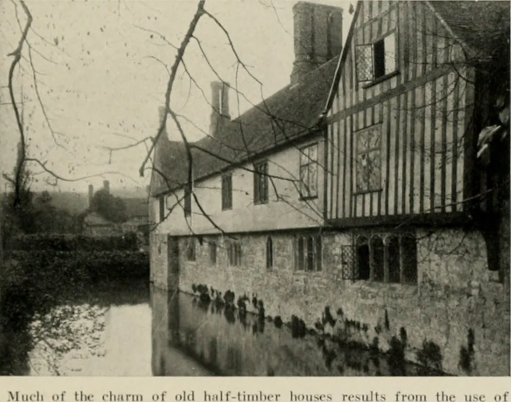 An illustration from Architectural styles for country houses: the characteristics and merits of various types of architecture as set forth by enthusiastic advocates, 1912, leaf 124