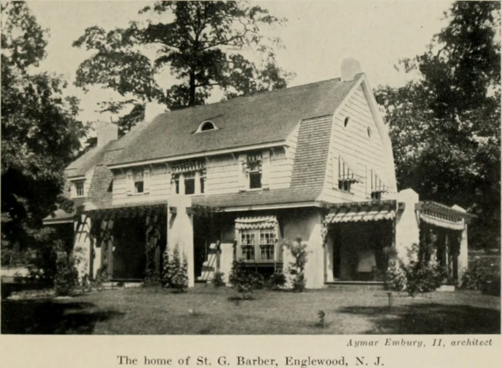 An illustration from Architectural styles for country houses: the characteristics and merits of various types of architecture as set forth by enthusiastic advocates, 1912, leaf 148