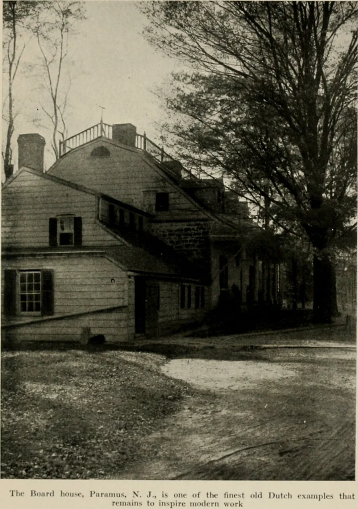 An illustration from Architectural styles for country houses: the characteristics and merits of various types of architecture as set forth by enthusiastic advocates, 1912, leaf 154
