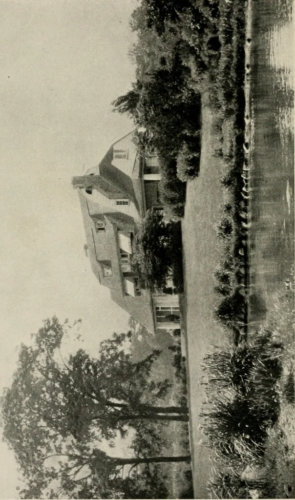 An illustration from Architectural styles for country houses: the characteristics and merits of various types of architecture as set forth by enthusiastic advocates, 1912, leaf 155