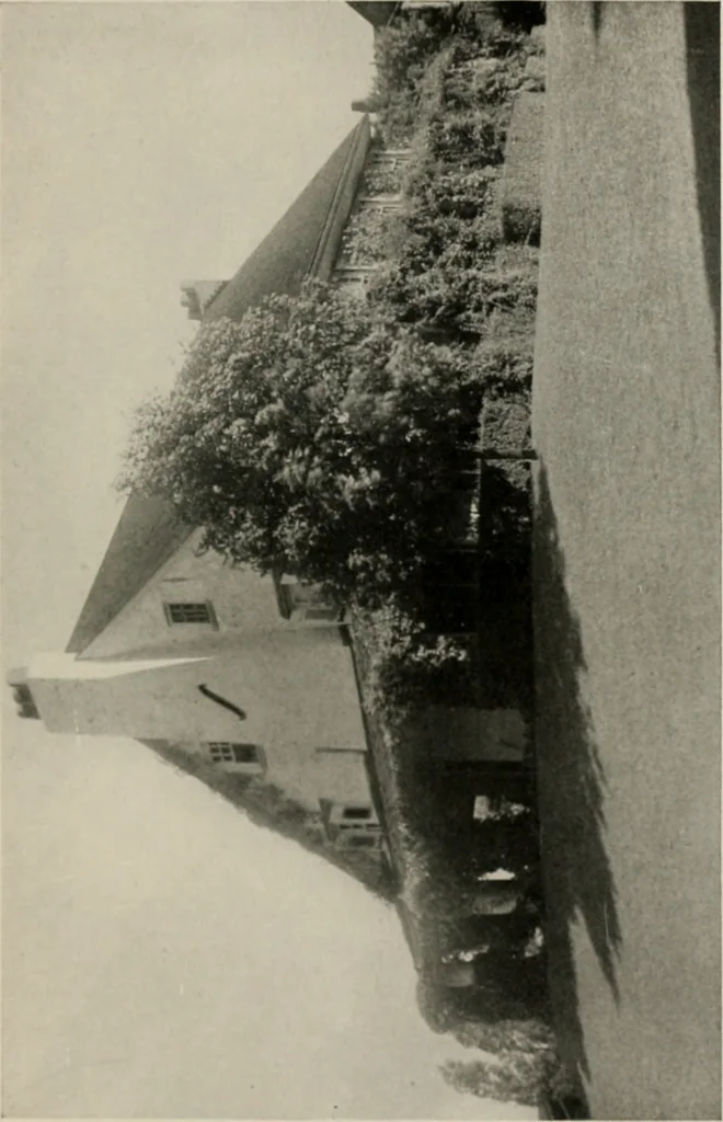 An illustration from Architectural styles for country houses: the characteristics and merits of various types of architecture as set forth by enthusiastic advocates, 1912, leaf 186