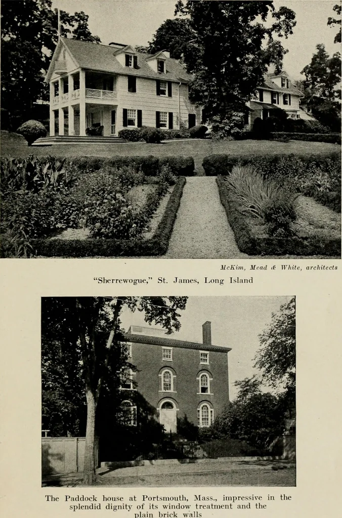 An illustration from Architectural styles for country houses: the characteristics and merits of various types of architecture as set forth by enthusiastic advocates, 1912, leaf 22