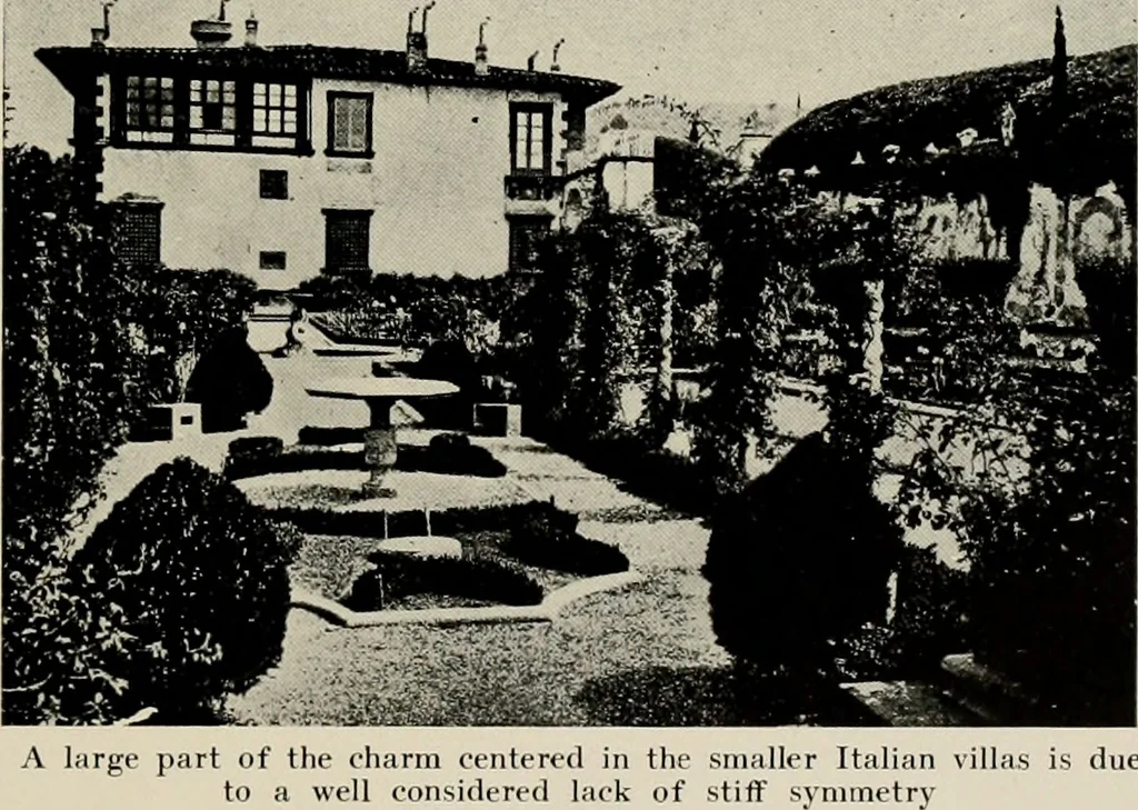 An illustration from Architectural styles for country houses: the characteristics and merits of various types of architecture as set forth by enthusiastic advocates, 1912, leaf 76