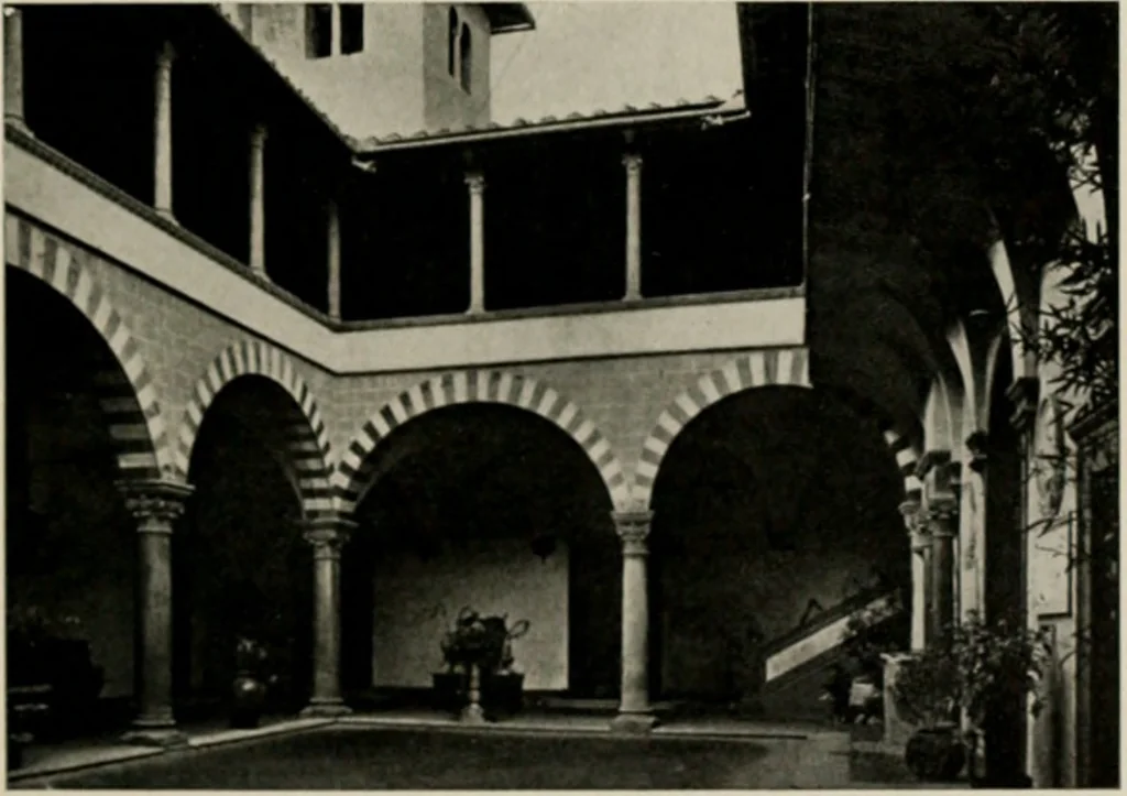 An illustration from Architectural styles for country houses: the characteristics and merits of various types of architecture as set forth by enthusiastic advocates, 1912, leaf 82