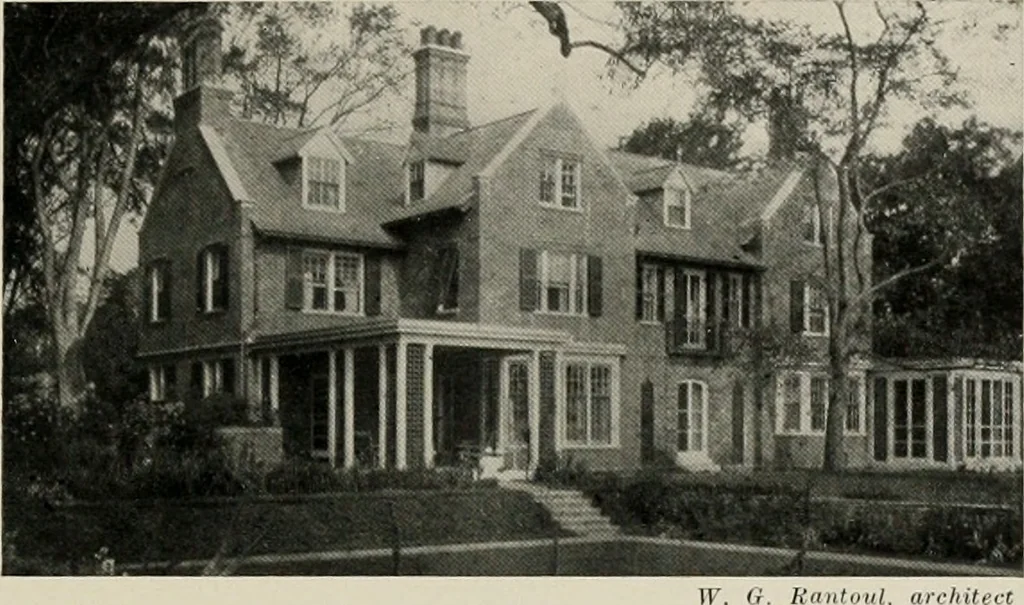 An illustration from Architectural styles for country houses: the characteristics and merits of various types of architecture as set forth by enthusiastic advocates, 1912, leaf 98