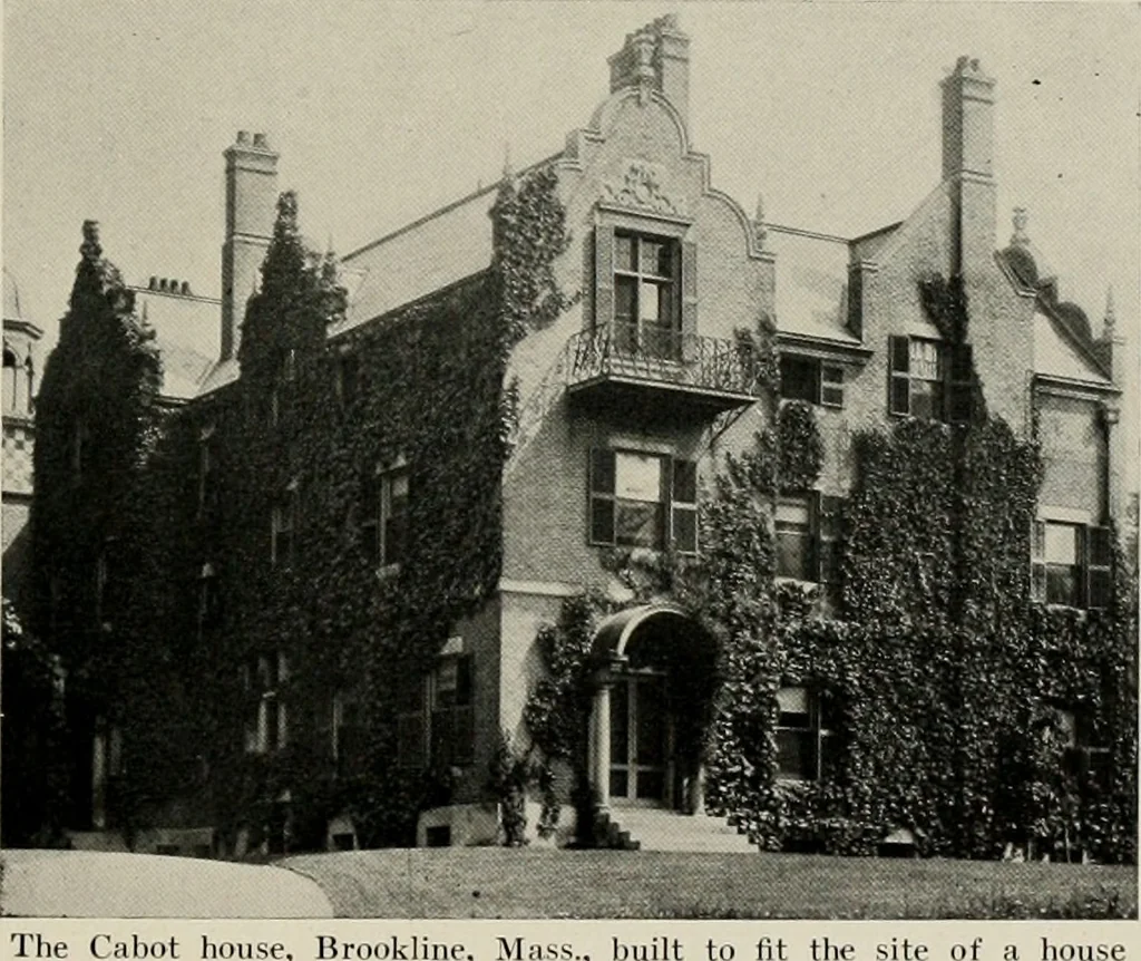 An illustration from Architectural styles for country houses: the characteristics and merits of various types of architecture as set forth by enthusiastic advocates, 1912, leaf 98