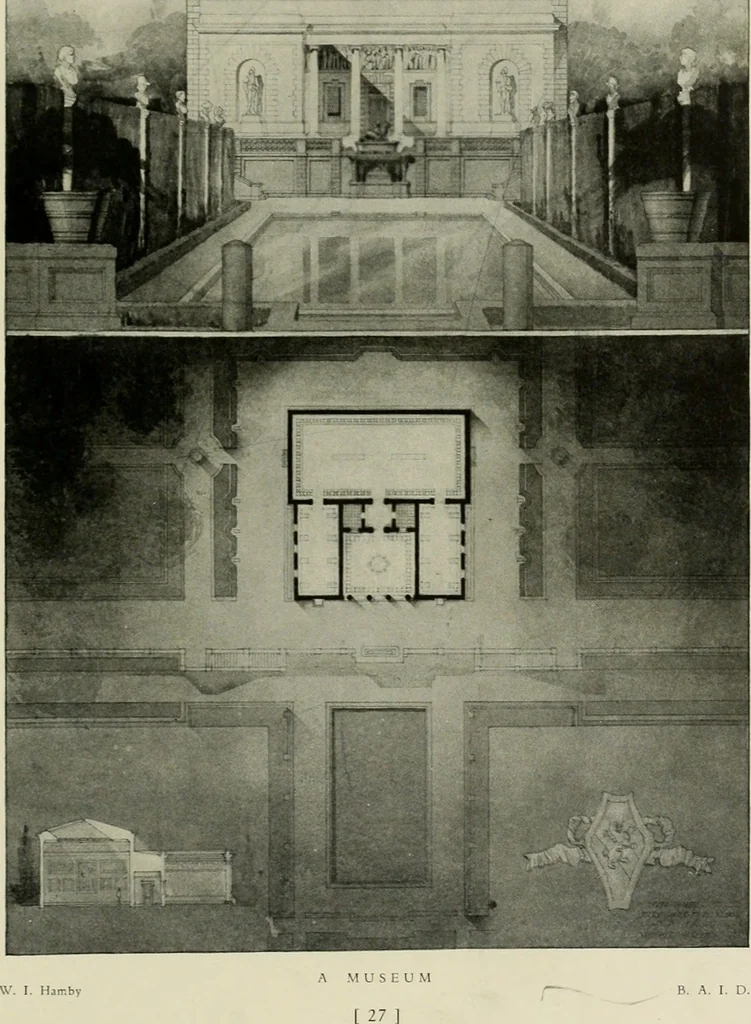 An illustration from The Architectural year book, University of Illinois, 1911, leaf 32