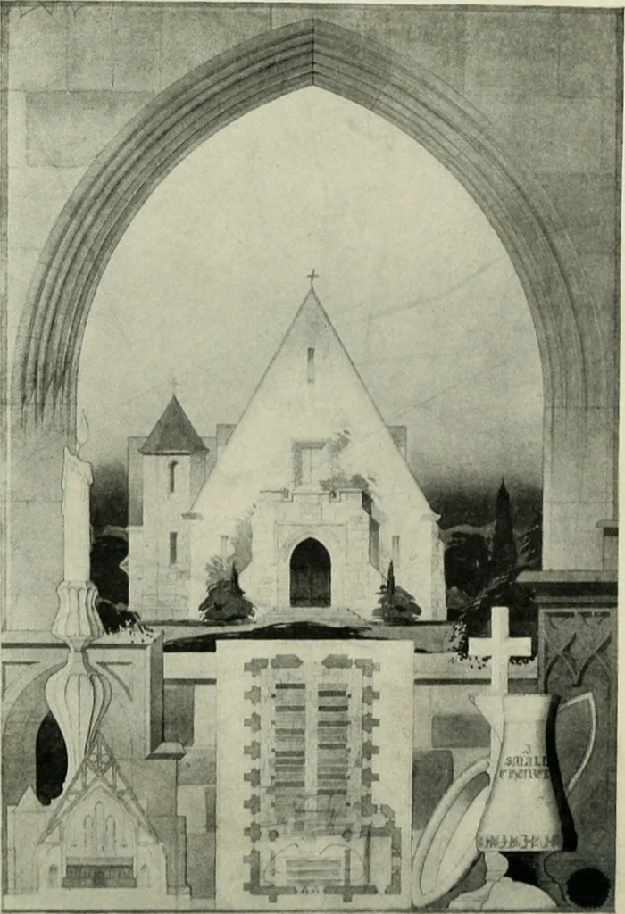 An illustration from The Architectural year book, University of Illinois, 1911, leaf 35