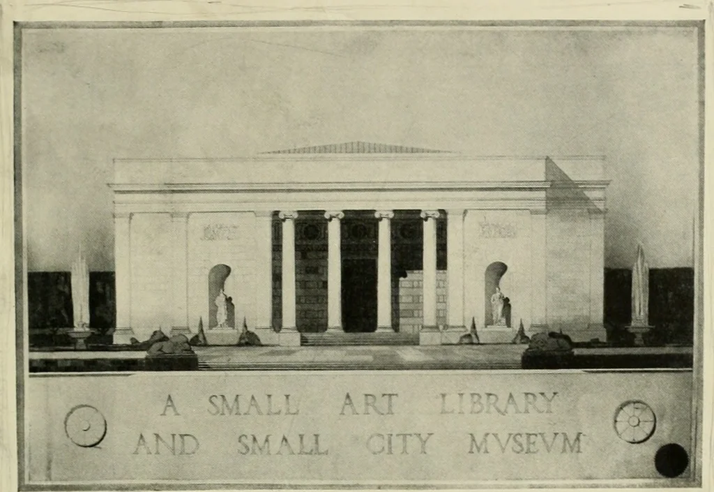 An illustration from The Architectural year book, University of Illinois, 1911, leaf 36