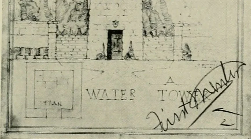 An illustration from The Architectural year book, University of Illinois, 1911, leaf 38
